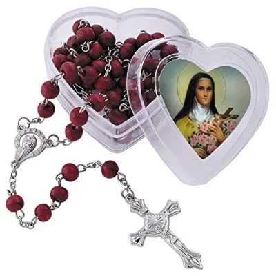 Logoz-USA-St-Therese-Rose-Petal-Rosary-in-Case-B0863G7D12