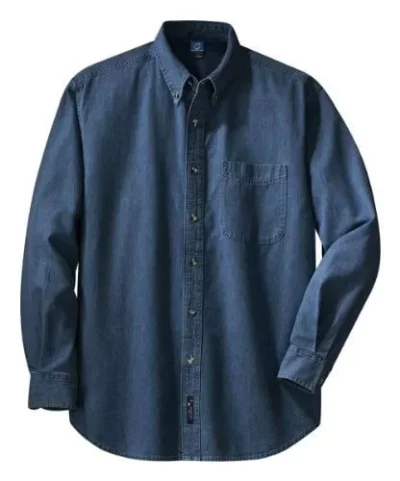 PORT-AND-COMPANY-Long-Sleeve-Value-Denim-Shirt-SP10-B07C5SMSN9