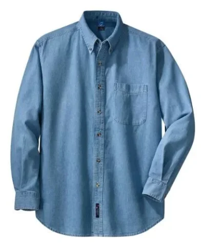 PORT AND COMPANY Long Sleeve Value Denim Shirt (SP10) Variation-41-DIPZ-UMXI-of-PORT-AND-COMPANY-Long-Sleeve-Value-Denim-Shirt-SP10-B07C5SMSN9-3446