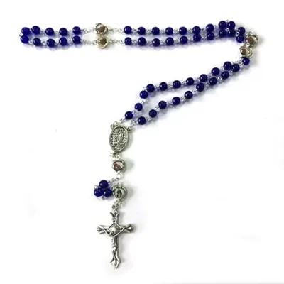 Rosary 6mm glass Necklace Religious Rosary Jesus Cross Necklace 5f8b72baf3537f0fcb2cdb43-3