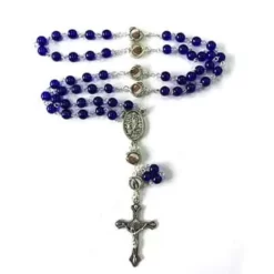 Rosary 6mm glass Necklace Religious Rosary Jesus Cross Necklace 5f8b72baf3537f0fcb2cdb46-3