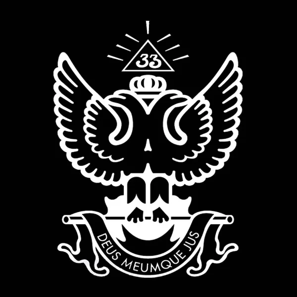 33rd Degree Scottish Rite Masonic Vinyl Decal 61fc262e76393f205355f3b1-1