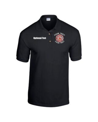 Personalized Firefighter Polo Shirt Embroidered Polo Custom