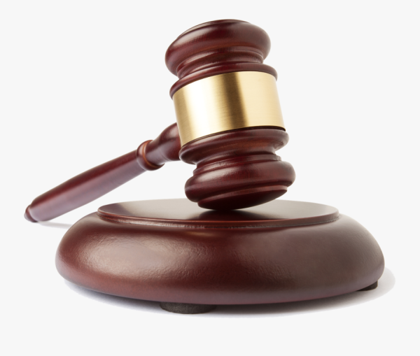 Personalized Wood Gavel With Full Color Gold Band 112-1120269_judges-gavel-png