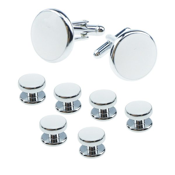 8pc Set Of Cufflinks Men Luxury Brand Fashion 12 Style Round Plated Cufflinks 8pc-Set-Of-Cufflinks-Men-Luxury-Brand-Fashion-12-Style-Round-Plated-Cufflinks-Arm-Buttons-For-18