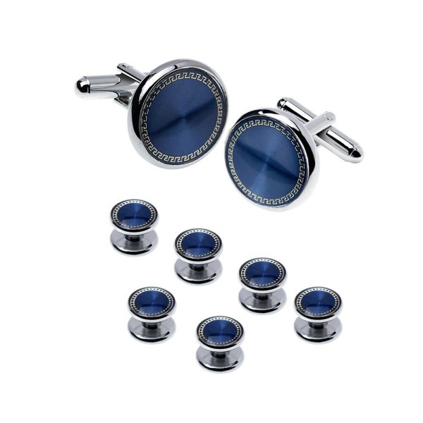 8pc Set Of Cufflinks Men Luxury Brand Fashion 12 Style Round Plated Cufflinks 8pc-Set-Of-Cufflinks-Men-Luxury-Brand-Fashion-12-Style-Round-Plated-Cufflinks-Arm-Buttons-For-28