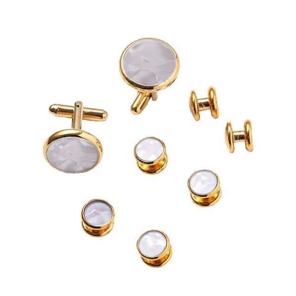 8pc Set Of Cufflinks Men Luxury Brand Fashion 12 Style Round Plated Cufflinks 8pc-Set-Of-Cufflinks-Men-Luxury-Brand-Fashion-12-Style-Round-Plated-Cufflinks-Arm-Buttons-For-32