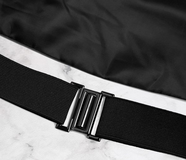 Handmade Classic Black Tuxedo Cummerbund | Adjustable | Prom Accessories | Tuxedo Belt Waistband | 66e444051e0d335b9055f3c6